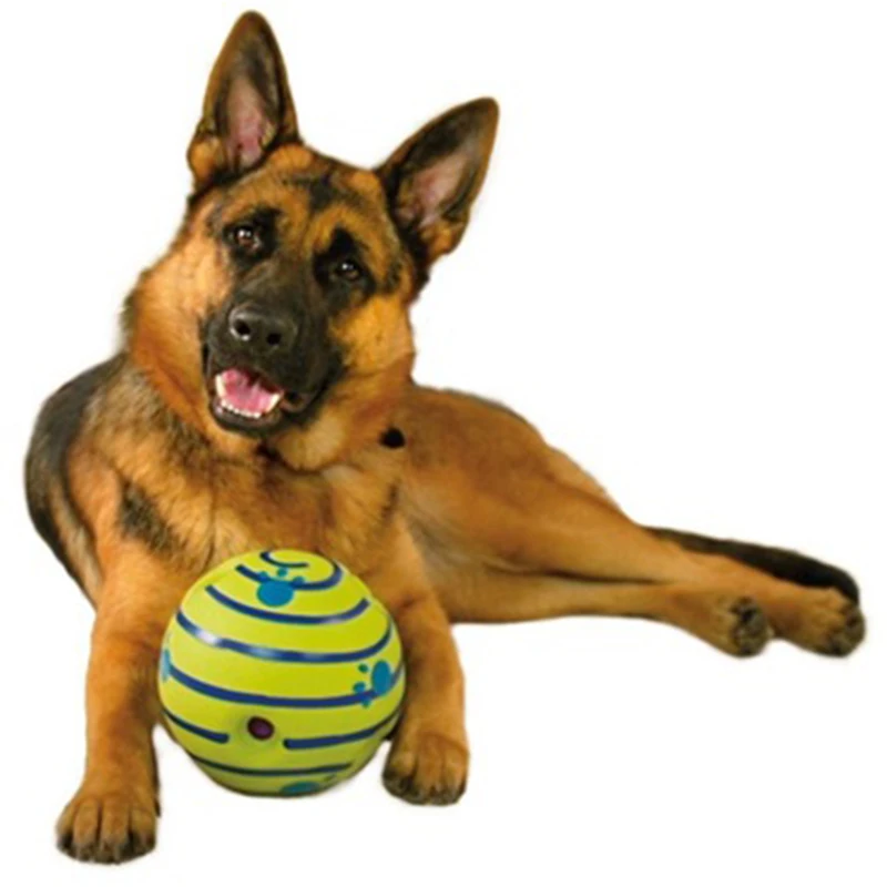 New 6.1Inch Pet Wobble Wag Giggle Ball Dog Play Training Toys Hot No Harm With Funny Sound