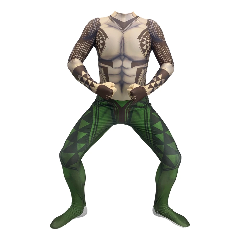 Костюм для косплея Aquaman костюм супергероя Артура Карри Orin Zentai комбинезон
