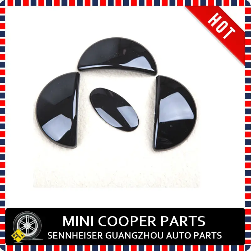 

Brand New ABS Material UV Protected Mini Ray Style Black Color Door Knob Cover For mini cooper Clubman S R55(4 Pcs/Set)