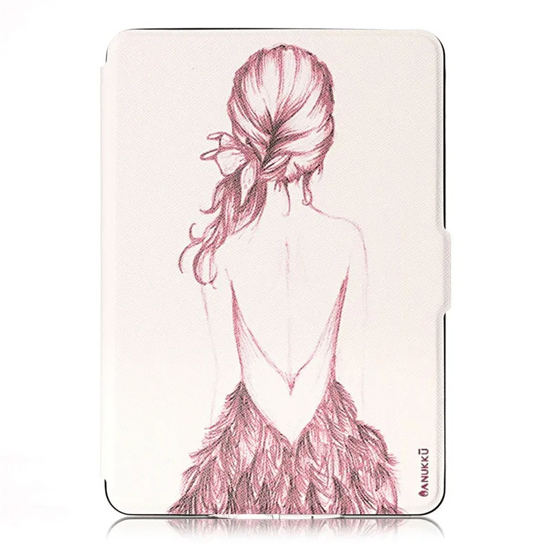 

Magnetic PU Leather Smart Case Flip Cover Skin For Amazon Kindle Paperwhite 1 2 3 A8