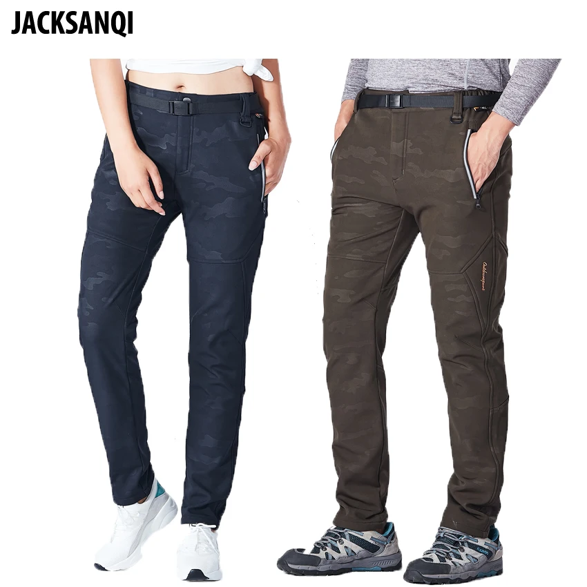 JACKSANQI رجل إمرأة الشتاء سراويل للتسلق في الهواء الطلق سميكة التمويه الصوف سوفتشيل السراويل يندبروف للتخييم التزلج RA193 JACKSANQI رجل إمرأة الشتاء سراويل للتسلق في الهواء الطلق سميكة التمويه الصوف سوفتشيل السراويل يندبروف للتخييم التزلج RA193