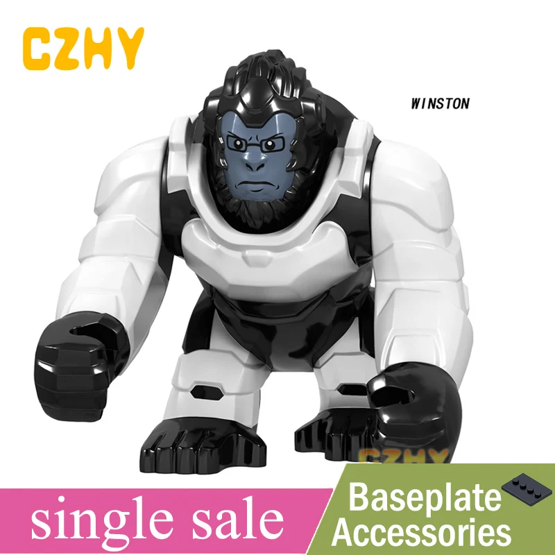 

Joyyifor Video Game Character Team Leader GL113 Winston Overwatching Figure Building Blocks Toys For Children