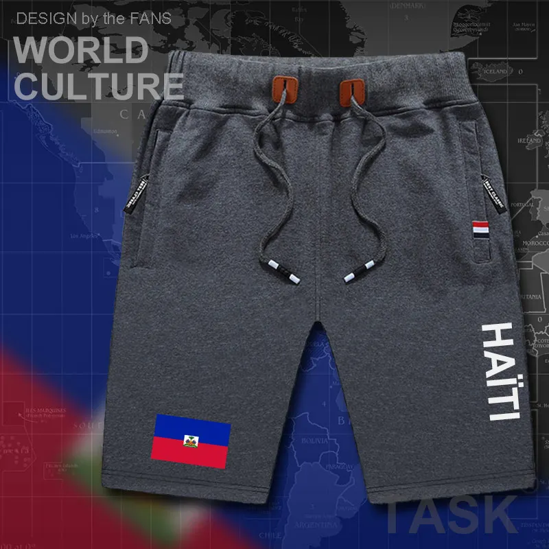 Haitian мужские пляжные шорты для тренировок с карманом на молнии бодибилдинга Hayti