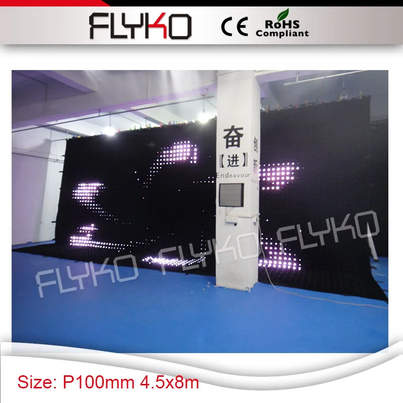 High Definition P10 Big Dimension Stage Lighting Background Drop