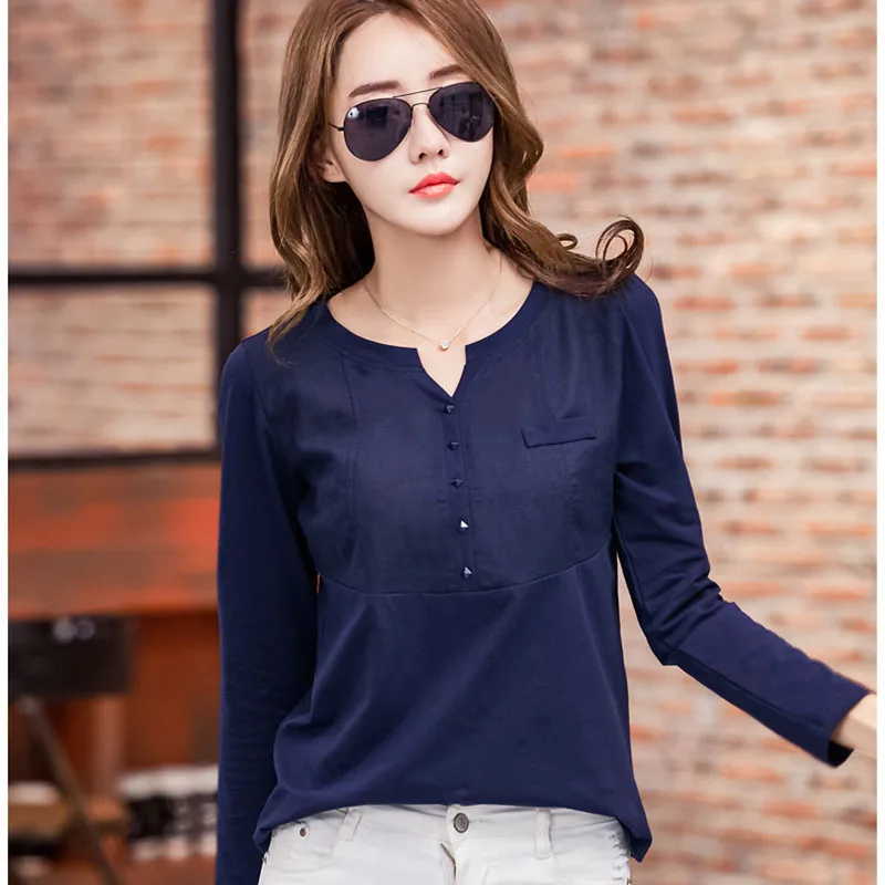 

BOBOKATEER chemise femme bluzas de mujer 2019 womens tops and blouses woman clothes cotton white plus size blouse women shirts