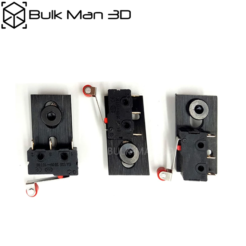 

3Combo 5A 150V/250V Micro Limit Switch Kit with Limit Switch Mounting Plate for WorkBee OX CNC Router Machine,DIY Electronic Kit