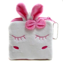 4 шт./лот) плюшевые мультфильм женские Портмоне Мини Деньги кошелек сумка маленький телефон Чехол carteira Bolso Mujer Bolsa feminina для девочек