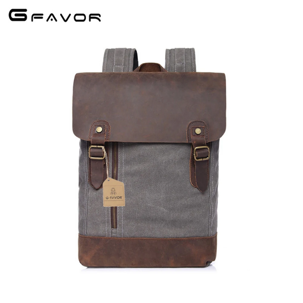 

Retro Student Schoolbag Unisex Canvas Bag Khaki/Orange Red/Light Blue/Gray/Blue Backpack Multi-function Travel Knapsack