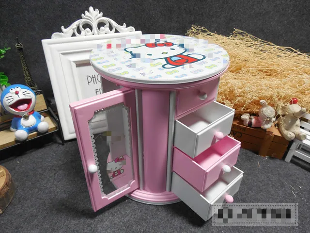 Креативная коробка для хранения косметики, туалетное зеркало, музыкальная шкатулка, коробка для ювелирных изделий, чтобы отправить подарок на день рождения для девочек, подарок на день Святого Валентина