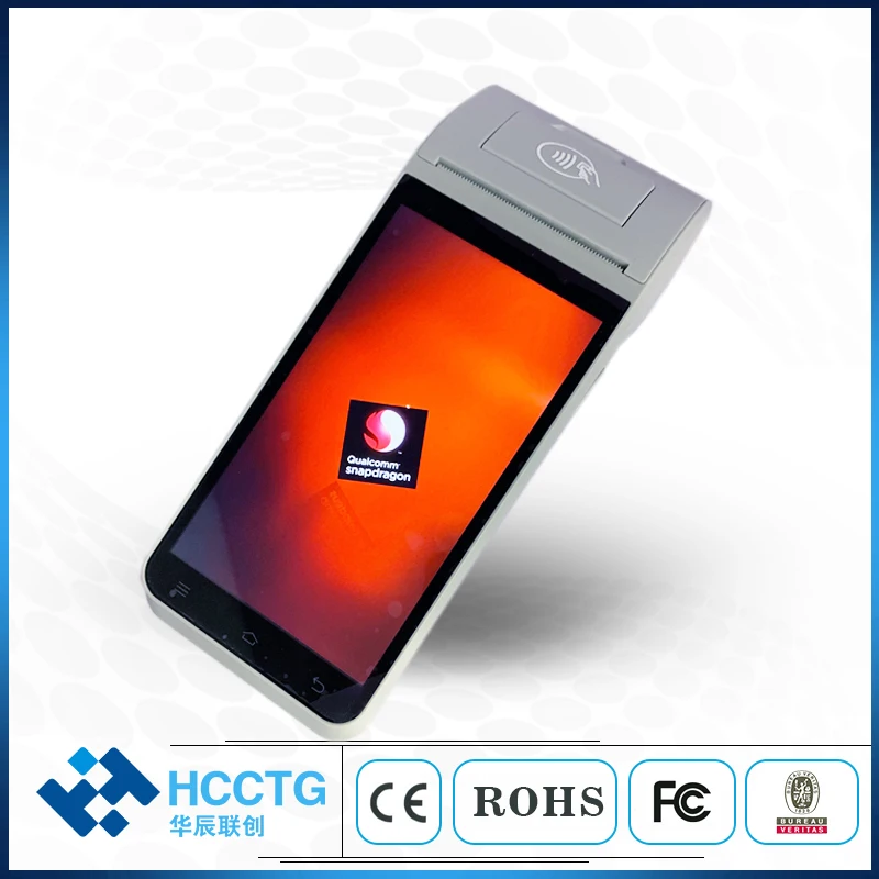 Android9.0 RAM2GB+ROM16GB NFC Smart Mobile 4G Bluetooth Payment Handheld Android POS Device With Pr