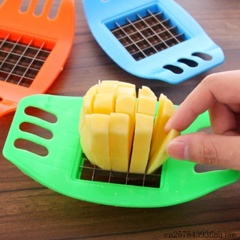 

100pcs French Fry Potato Chip Cutter Vegetable Fruit Slicer Chopper Chipper Blade Kitchen Tools
