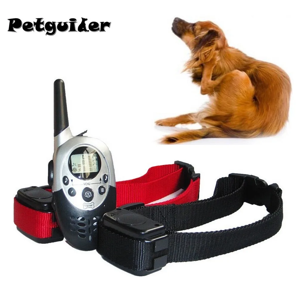 Pet Dog Training Collar For Large Medium Dog Rechargeable LCD Remote