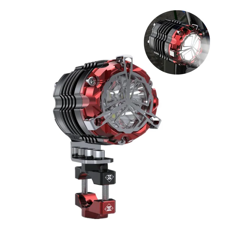 SPIRIT BEAST Motorcycle Aluminum Headlight Bulbs LED 15W Spotlights