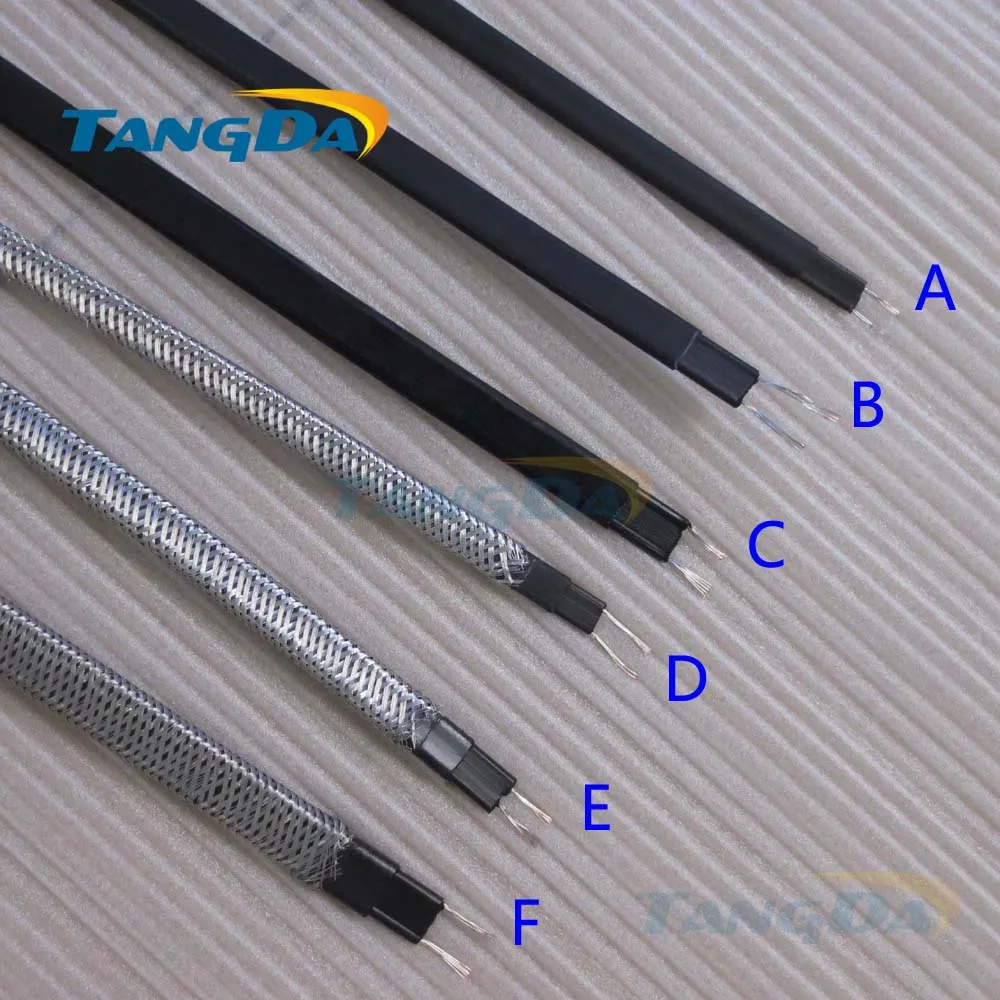 

Anti-freeze Frost Protection Heating Cable For Water Pipe/Roof 230V 8/10/12mm Self Regulating Electric Heater Copper Wire 5m