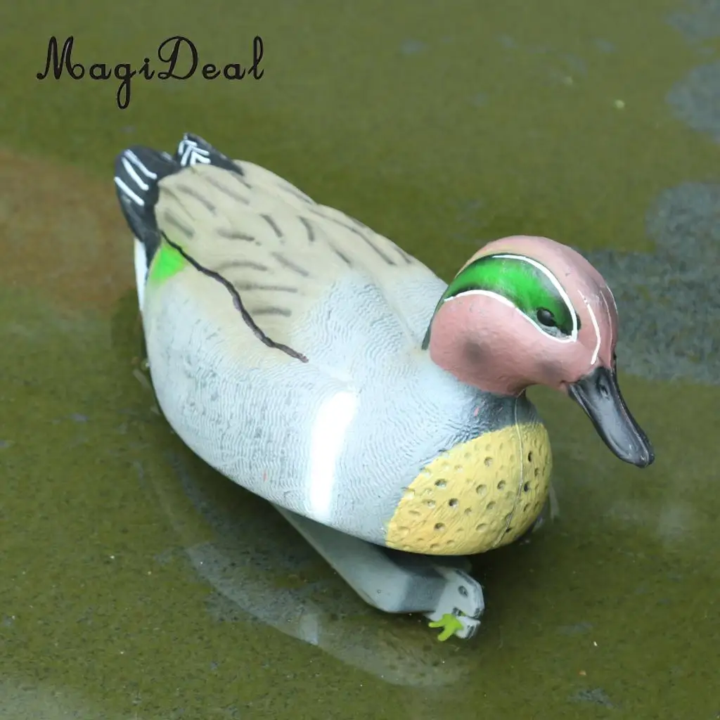 28/29/31/35/37cm Drake Duck Floating Decoy Scarer Weed Pest Control Repeller Ornament for Hunting Shooting Garden Decoration