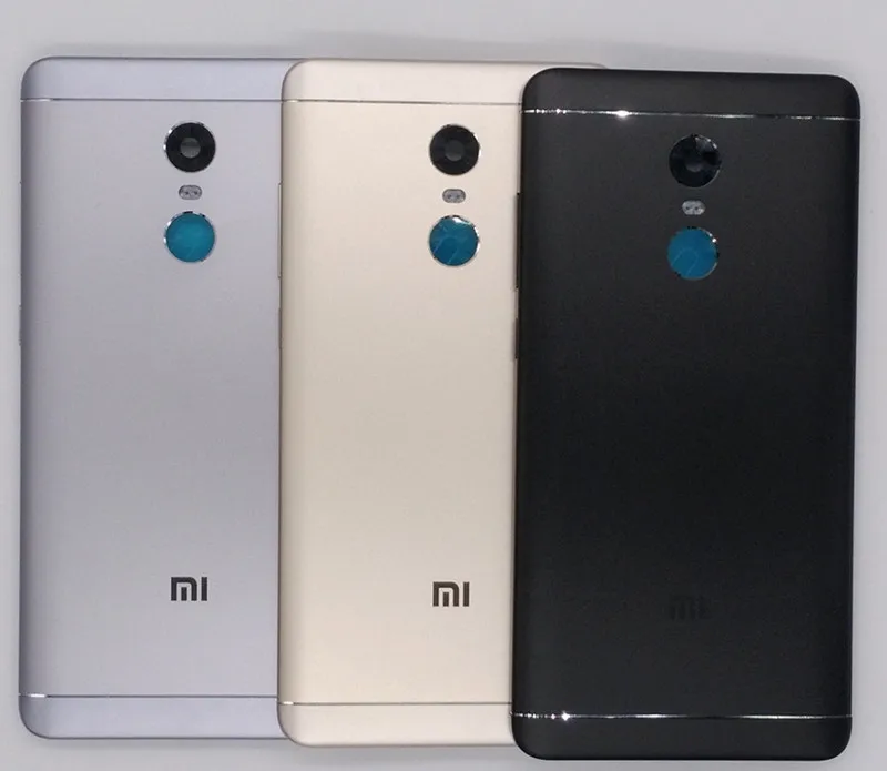 New For Xiaomi Redmi Note 4X Spare Parts Back Battery Cover Door Housing Side Buttons Camera