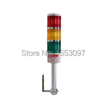 

HNTD 55 L Rod Type Signal Tower Light 24V Often Bright 3 Color Buzzer LED Indicator Light CNC Machine Tool Working Warning light