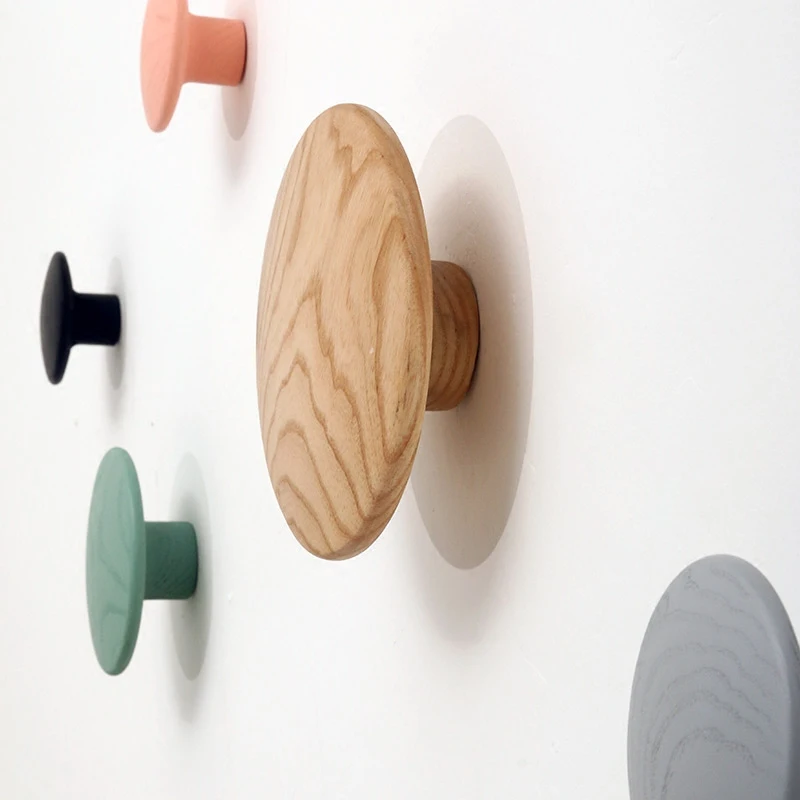 Fashion popular modern Classic design Solid Wooden Dots Hanger loft