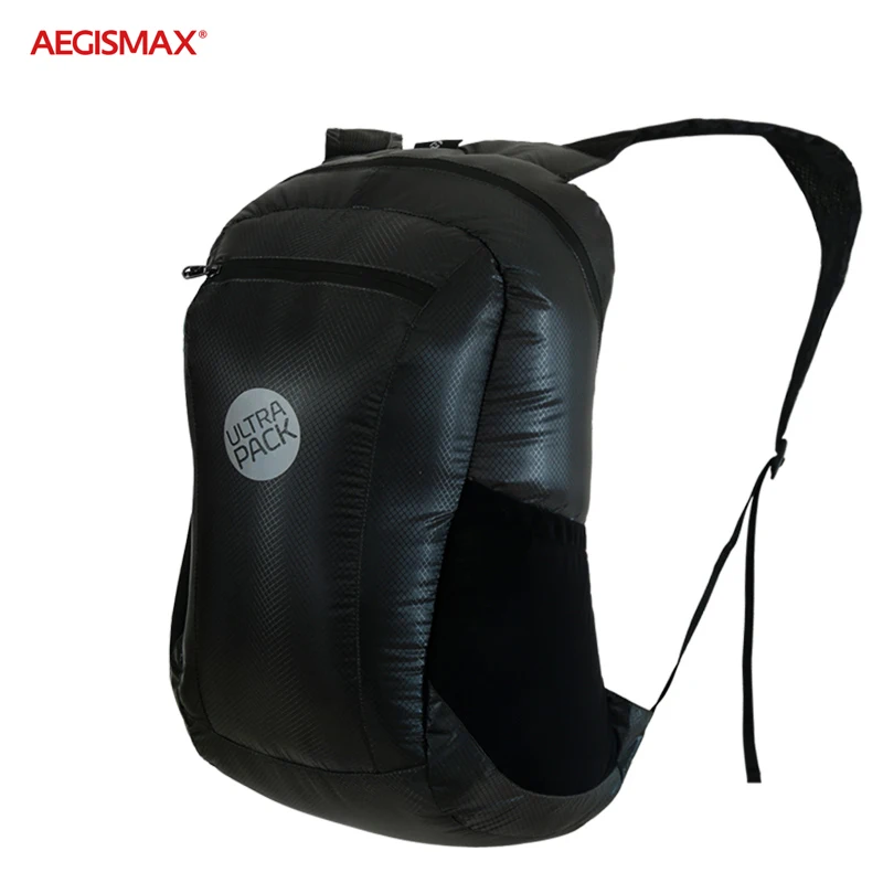 AEGISMAX Dark Gray 18L Outdoor Ultralight Mountaineering Backpack Unisex Portable Travel Hiking Bag