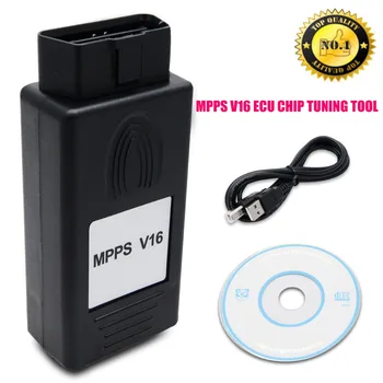 

USB Diagnostic Scanner MPPS V16 ECU Chip Tuning for EDC15 EDC16 EDC17 Inkl CHECKSUM CAN Flasher Diagnostic Cables and Connectors