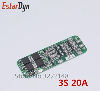 

10pcs 3S 20A Li-ion Lithium Battery 18650 Charger PCB BMS Protection Board 12.6V Cell 59x20x3.4mm Module