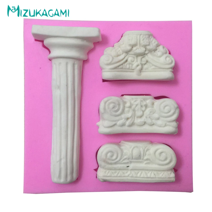 Roman Column Sugar Craft Cake Mold Fondant Silicone DIY Chocolate Tool Handmade Soap Kitchen Baking Tools DJ-01104 | Дом и сад
