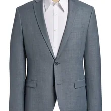 HCF By Air мужские 1 шт 2 кнопки плоский воротник Slim Trim Fit формальный бизнес смокинг мужские костюмы пиджак сиреневый