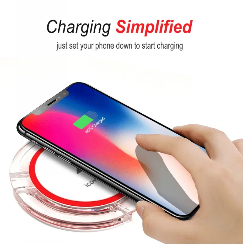 Wireless Case Charger For iPhone 7 6 6S Plus 7plus Phone Charging Bank Power Charging Pad For iPhone SE 5 5S 5C Charger Cases (16)