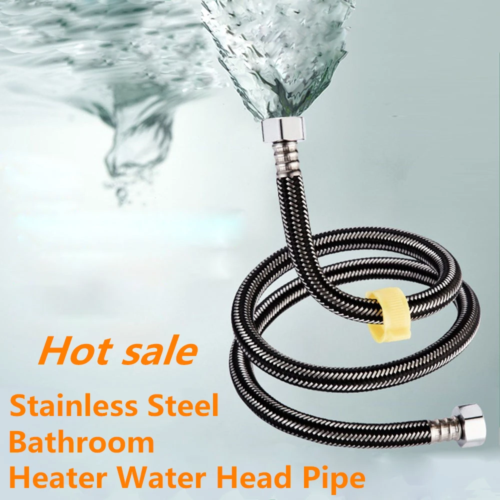 High Quality Stainless Steel Plumbing Hoses Soft Shower Pipe Flexible Bathroom Water Pipe Silver Color Common Pumbing Hoses13
