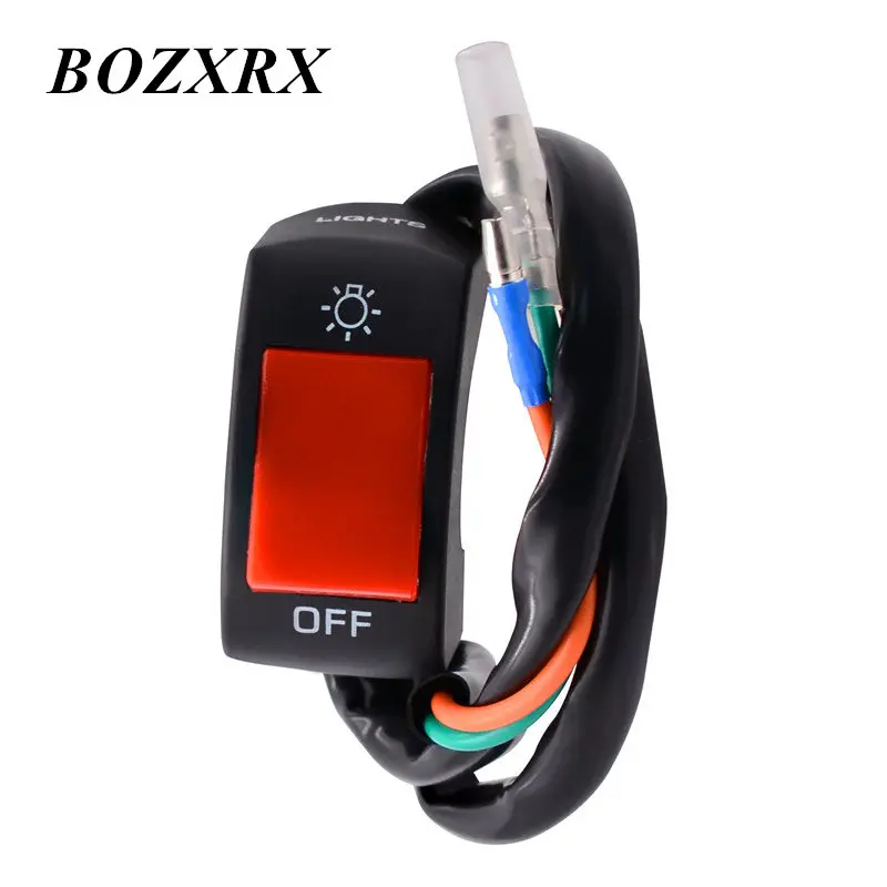 Переключатель мотоциклетный BOZXRX регулируемый 7/8 дюйма 22 мм 12 В постоянного тока 10