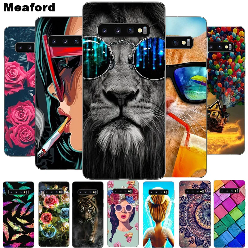 

Coque For Samsung S10 Case S 10 3D Cartoon Printing Silicone Cover Soft TPU Phone Case For Samsung Galaxy S10 6.1 inch Hoesje
