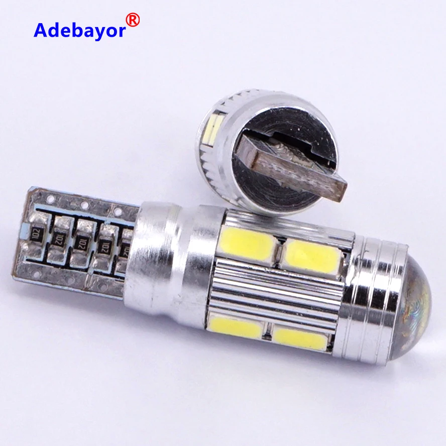 1600 x T10 canbus led 10 SMD 5630 Chip 501 W5W 194 безотказный светодиодный льный индикатор объектива
