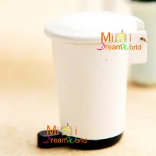 Мини кукольный домик аксессуары для мини-мебели для черного белого мусора