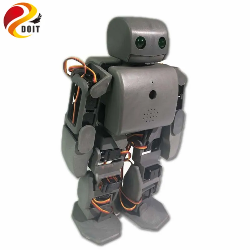 DOIT 18 гуманоид dof Biped робот Обучающий робот набор сервокронштейн с 18 шт. сервопривод для танцев/боев ESP8266 diy rc игрушка