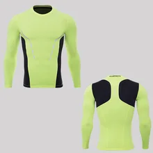 S-3XL мужские Утягивающие шорты, рубашка для бега, Мужская быстросохнущая спортивная рубашка для фитнеса, Спортивная рубашка для мужчин, Рашгард, футболки