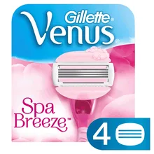 Сменные кассеты для бритья Venus Spa Breeze(4 шт