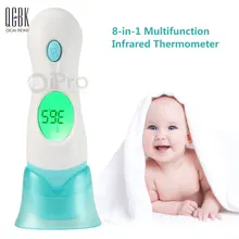 4 En 1 Front Oreille Infrarouge LCD Numérique Thermomètre Sans Contact Température Mesure Dispositif Pour Bébé Enfant Soins de Santé