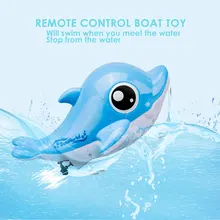 Гоночный лодка на дистанционном управлении лодка Мультфильм корабль Speedboat многоцветный Rc пластик бассейны начало способность на открытом воздухе Новинка