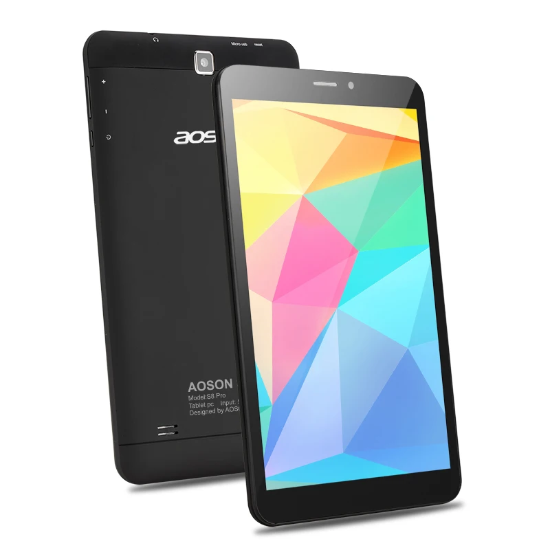 Aoson S8PRo 8 بوصة 1280*800 IPS رباعية النواة 3G/4G مكالمة هاتفية الروبوت اللوحي 1G + 16 GB الترفيه لعبة اللوحي GPS بلوتوث وتغ