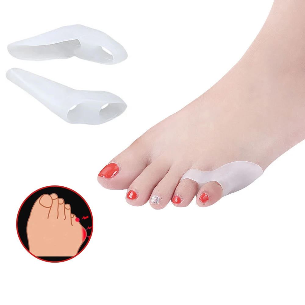 1Pair LittleToe Thumb For Daily Use Hallux Valgus Silicone Gel Toe