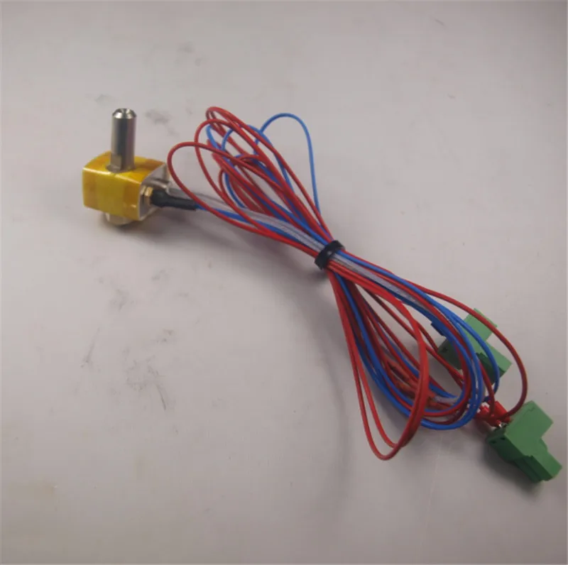 

Flashforge 3D Printer parts Creator MK10 hotend kit hater block+nozzle+Heat Break Barrel+heater cartridge+K type thermocouple