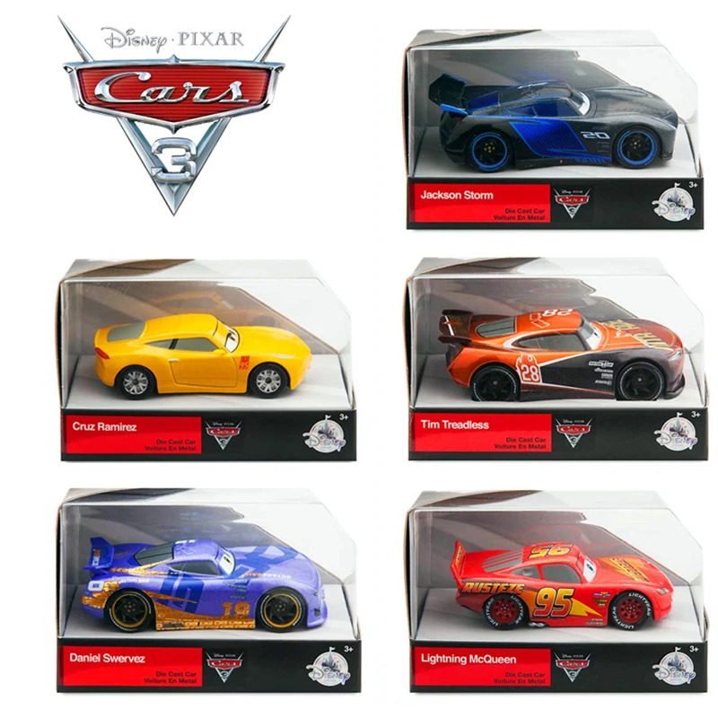 オリジナルディズニーピクサー車3金属車モデルライトニングマックィーンおもちゃの車クルスラミレスブラックストーム ジャクソン車のおもちゃ子供のギフト Mcqueen Toy Cars Metal Car Modelpixar Cars Aliexpress