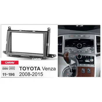 

Radio Fascia for TOYOTA Venza 2008-2015 Double Din Radio DVD Stereo CD Panel Dash Mount CARAV 11-196