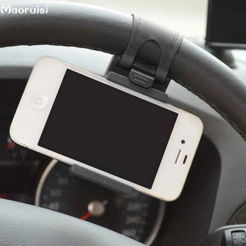 10pcs Car Steering Wheel Phone Holder Navigate Bracket Stand For Apple