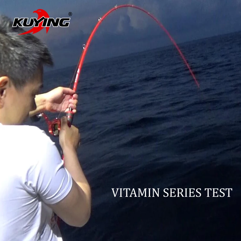 KUYING VITAMIN SEA 1 5 Sections 2 04m Casting Spinning Carbon Lure Fishing Slow Jigging Rod