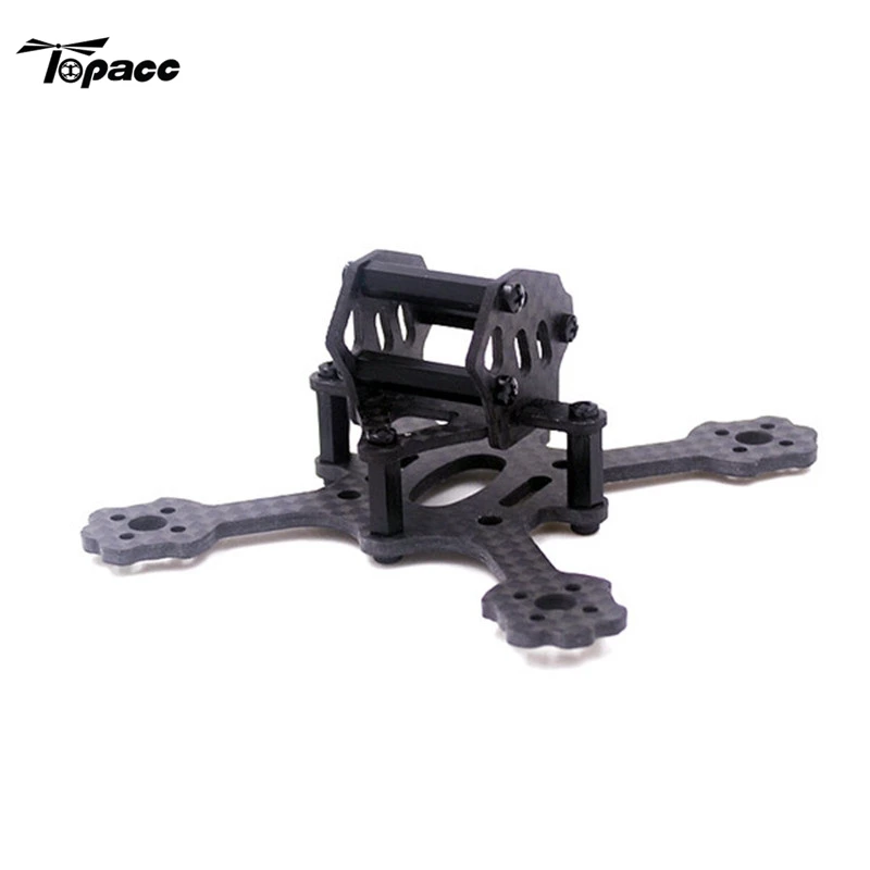 

High Quality 9.5g X2 Eyas 80mm Carbon Fiber Mini Racing Frame Kit For RC Drones With Camera Quadcopter DIY Spare Parts