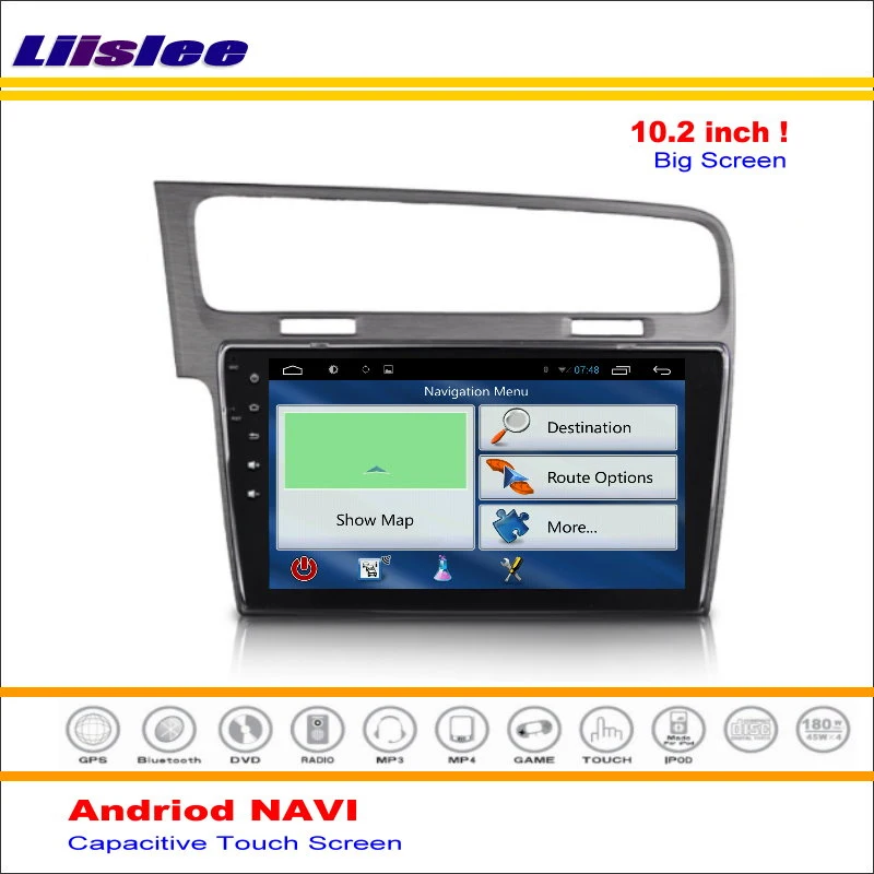 Flash Deal Liislee Car Android GPS Navigation System For Volkswagen VW Golf Mk7 2012~2016 Radio Stereo Audio Video Multimedia No DVD Player 5