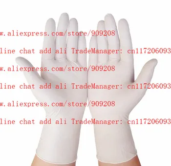 

dental lab denture laboratory SMLXL small medium large extra large milky white color high elasticity gloves 100pcs