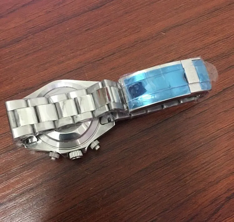 39 мм Bliger белый циферблат светящийся стальной браслет многофункциональный неделя Дата механические Автоматические Мужские часы