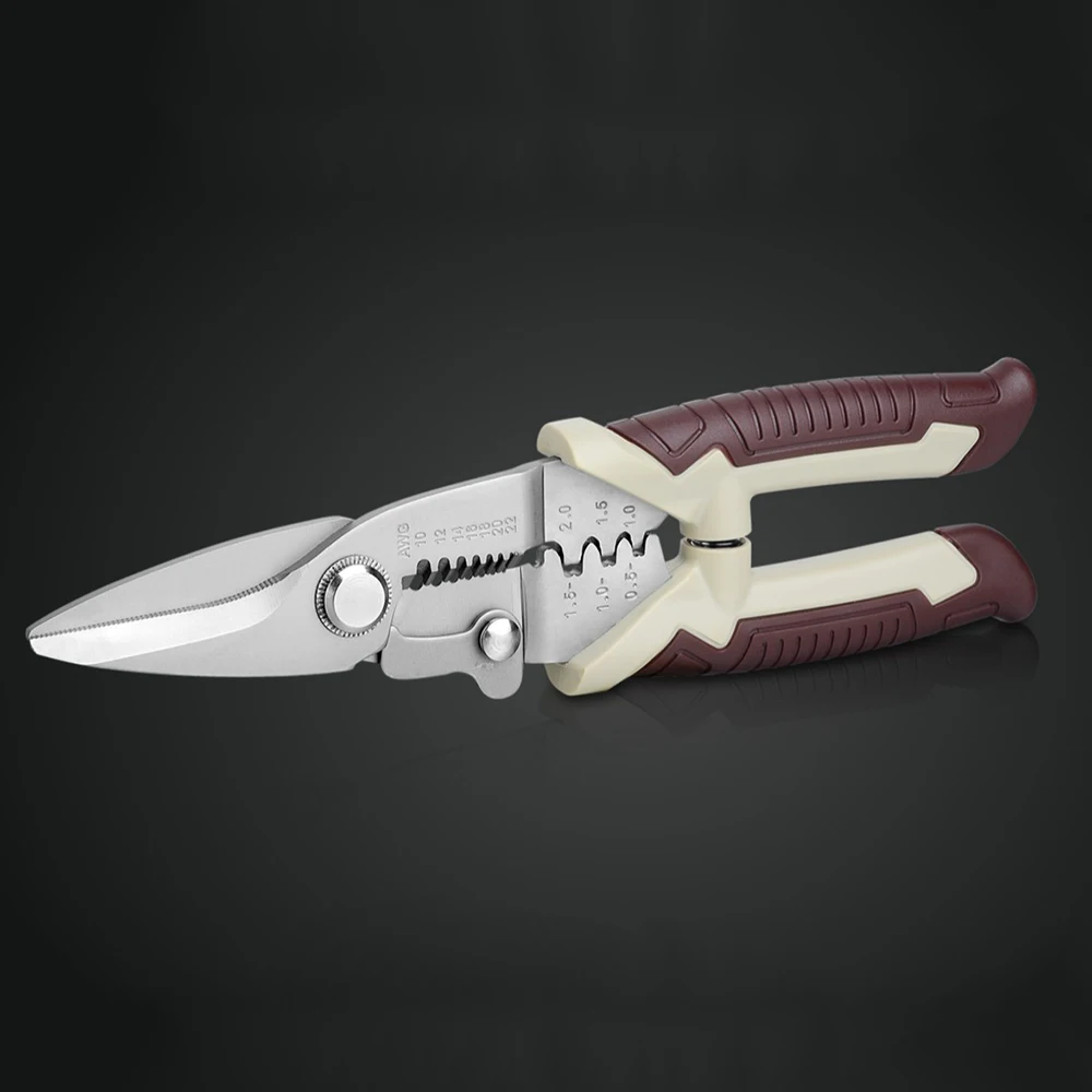 

2018 Rushed Alicate Ferramenta Crimper 3 In 1 Multi Tool Cable Wire Stripper Tools Pliers Electric Scissors Cutter Electrician